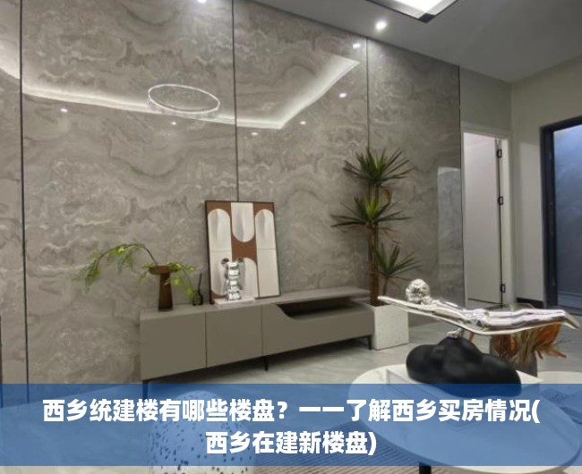 西乡统建楼有哪些楼盘？一一了解西乡买房情况(西乡在建新楼盘)
