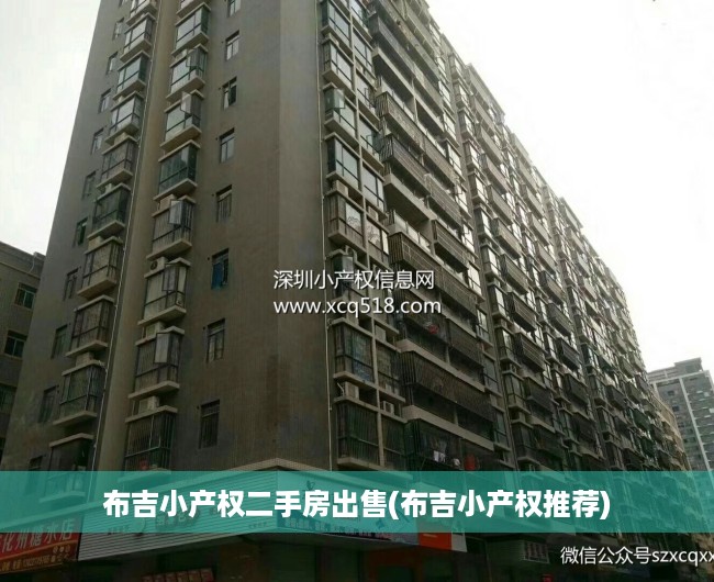 布吉小产权二手房出售(布吉小产权推荐)