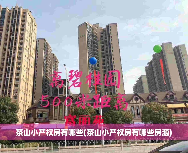 茶山小产权房有哪些(茶山小产权房有哪些房源)
