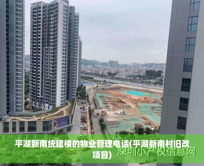 平湖新南统建楼的物业管理电话(平湖新南村旧改项目)