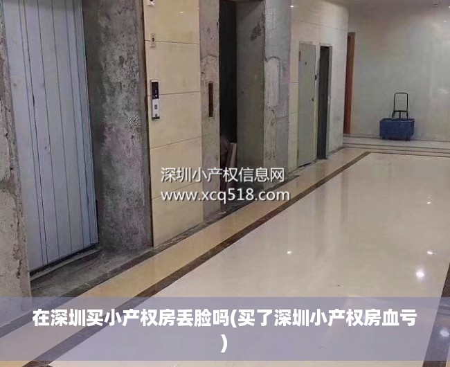 在深圳买小产权房丢脸吗(买了深圳小产权房血亏) 在深圳买小产权房丢脸吗(买了深圳小产权房血亏)