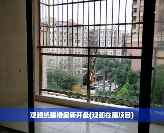 观澜统建楼最新开盘(观澜在建项目)