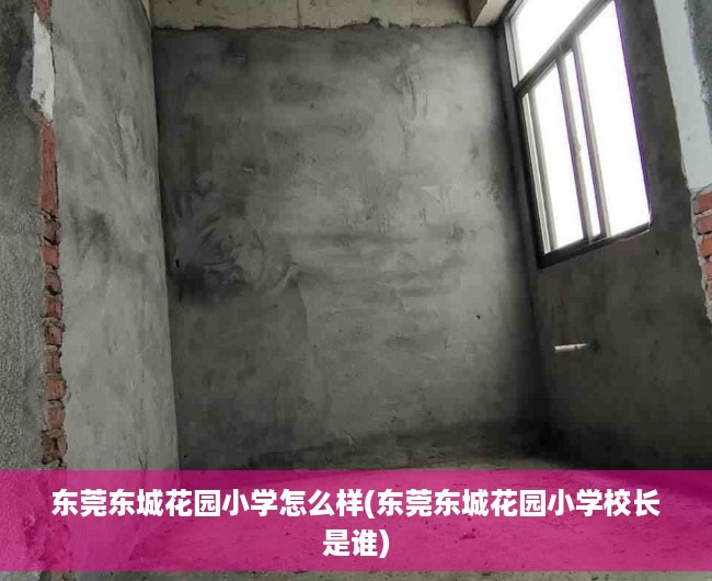东莞东城花园小学怎么样(东莞东城花园小学校长是谁) 东莞东城花园小学怎么样(东莞东城花园小学校长是谁)