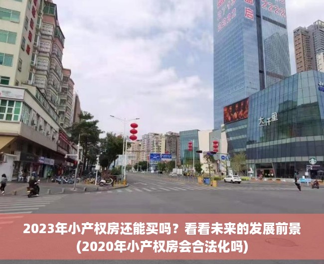 2023年小产权房还能买吗？看看未来的发展前景(2020年小产权房会合法化吗)