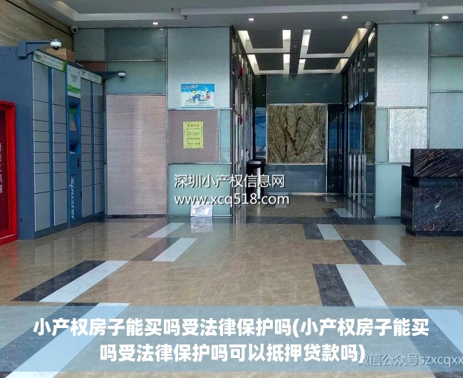 小产权房子能买吗受法律保护吗(小产权房子能买吗受法律保护吗可以抵押贷款吗)