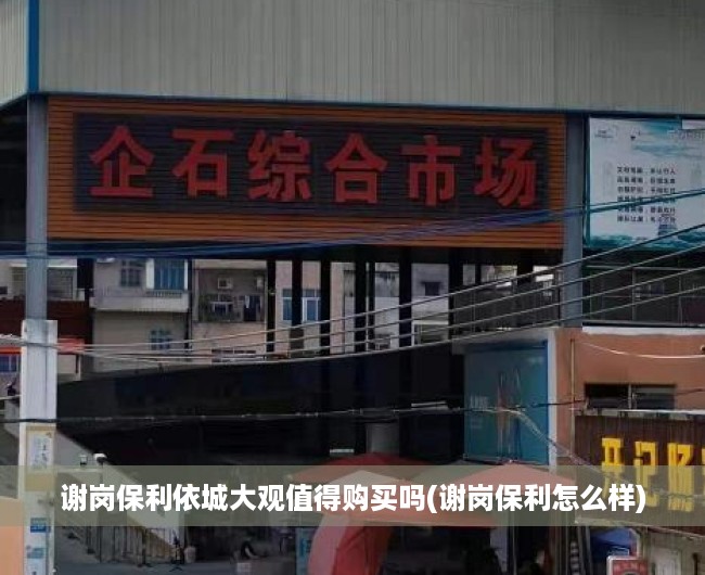 谢岗保利依城大观值得购买吗(谢岗保利怎么样) 谢岗保利依城大观值得购买吗(谢岗保利怎么样)