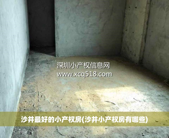 沙井最好的小产权房(沙井小产权房有哪些) 沙井最好的小产权房(沙井小产权房有哪些)