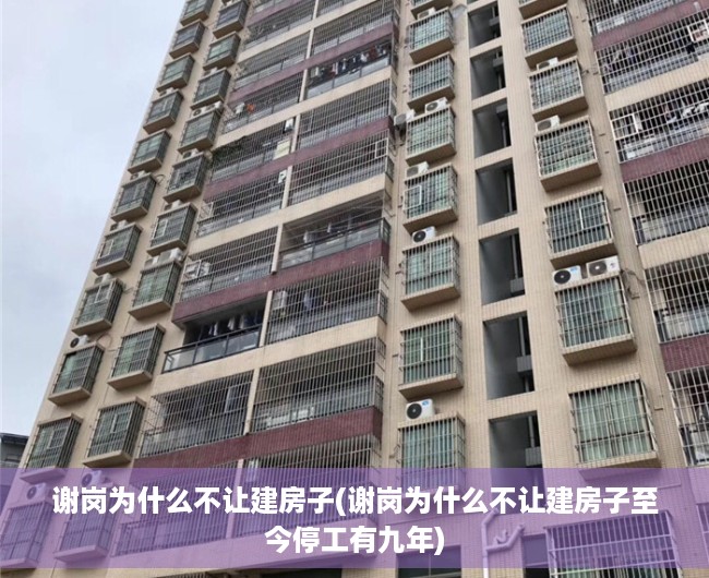 谢岗为什么不让建房子(谢岗为什么不让建房子至今停工有九年) 谢岗为什么不让建房子(谢岗为什么不让建房子至今停工有九年)