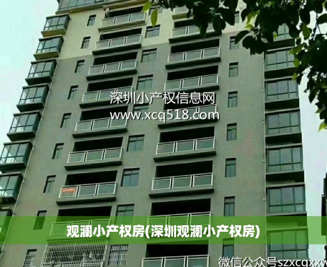 观澜小产权房(深圳观澜小产权房) 观澜小产权房(深圳观澜小产权房)