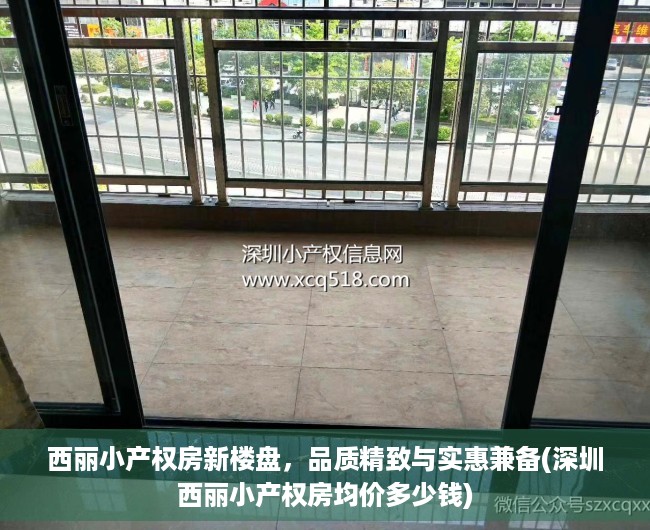 西丽小产权房新楼盘，品质精致与实惠兼备(深圳西丽小产权房均价多少钱)