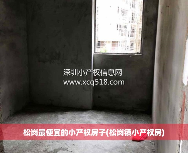 松岗最便宜的小产权房子(松岗镇小产权房)
