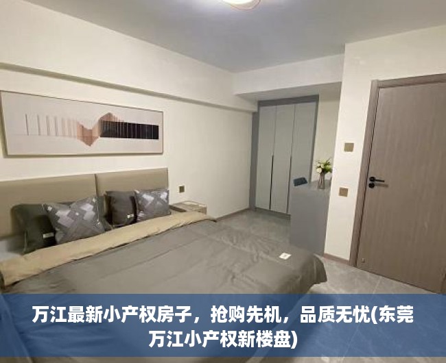 万江最新小产权房子，抢购先机，品质无忧(东莞万江小产权新楼盘)