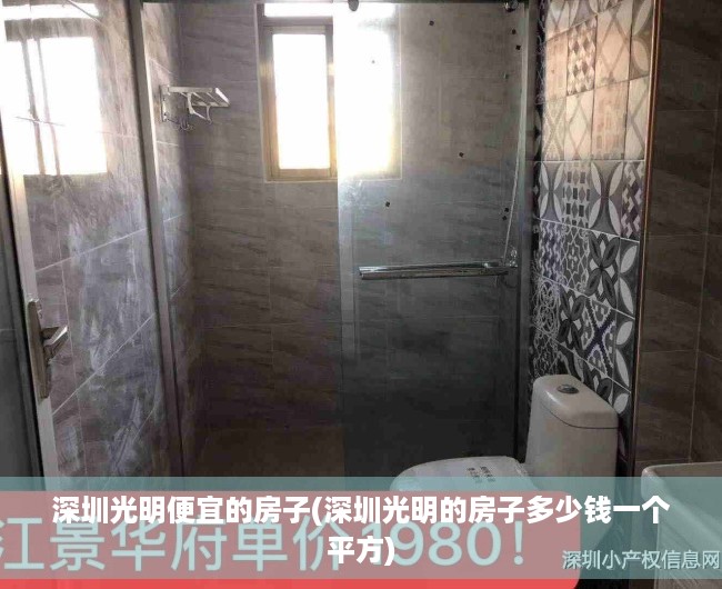 深圳光明便宜的房子(深圳光明的房子多少钱一个平方)