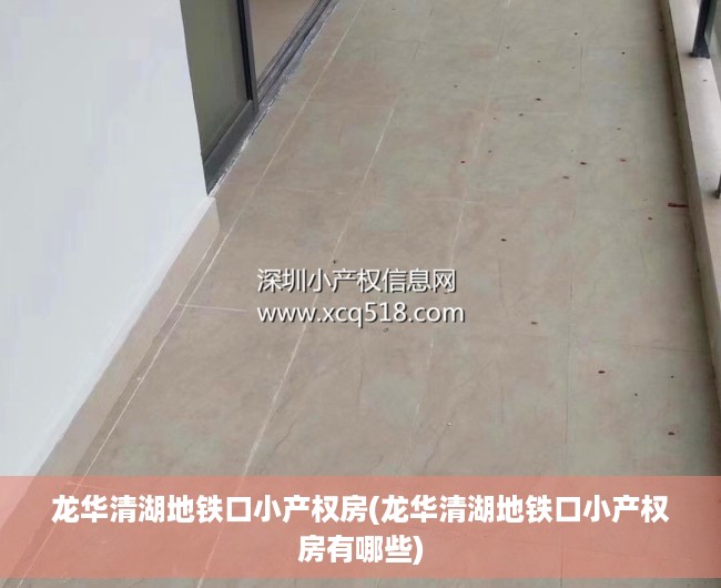 龙华清湖地铁口小产权房(龙华清湖地铁口小产权房有哪些) 龙华清湖地铁口小产权房(龙华清湖地铁口小产权房有哪些)