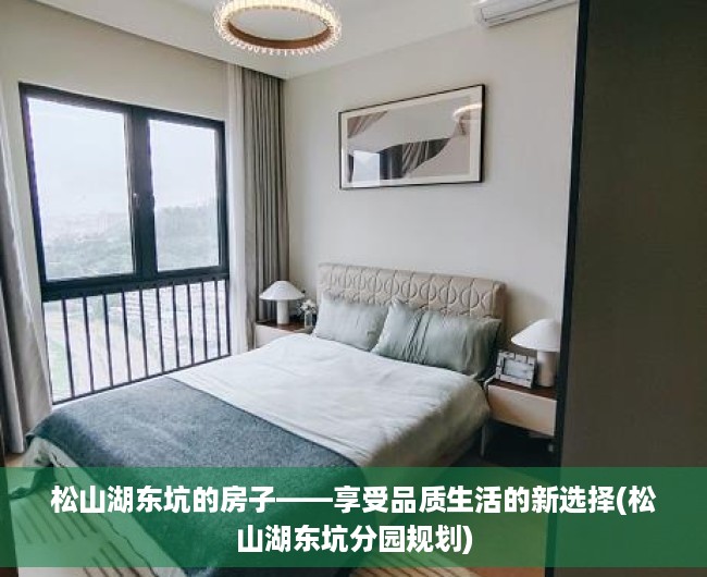 松山湖东坑的房子——享受品质生活的新选择(松山湖东坑分园规划)