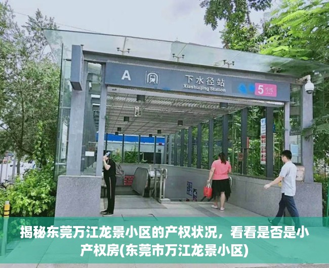 揭秘东莞万江龙景小区的产权状况，看看是否是小产权房(东莞市万江龙景小区)