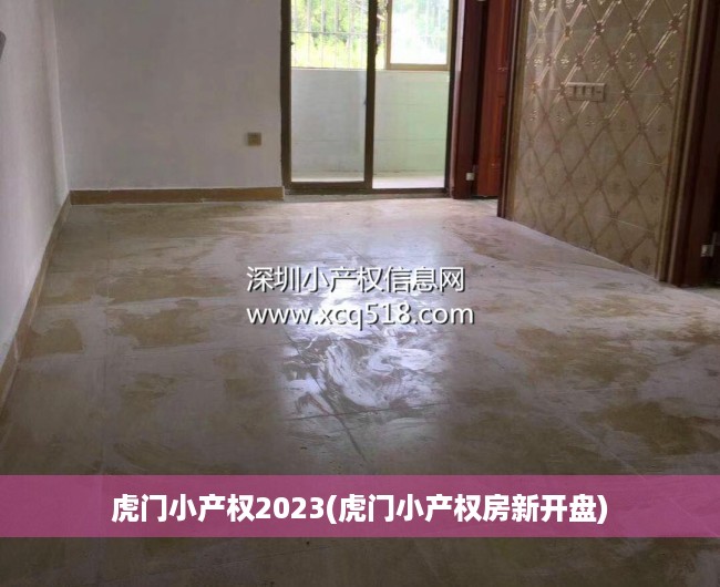 虎门小产权2023(虎门小产权房新开盘)