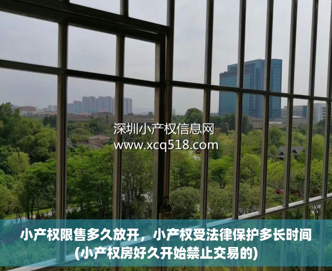 小产权限售多久放开，小产权受法律保护多长时间(小产权房好久开始禁止交易的)