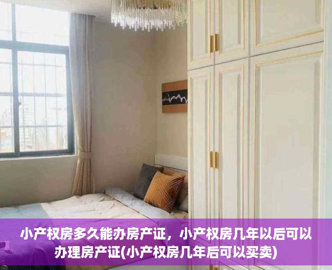 小产权房多久能办房产证，小产权房几年以后可以办理房产证(小产权房几年后可以买卖)