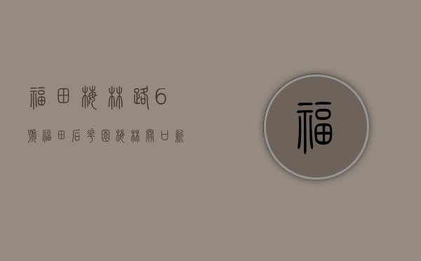 福田梅林路6号（福田后花园梅林关口 新盘 地铁口物业 精装现房 投资自住首选）