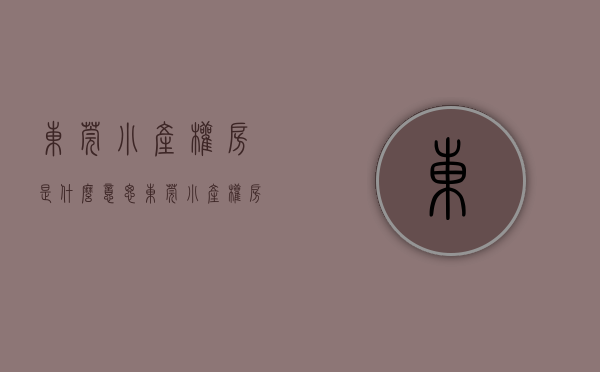 东莞小产权房是什么意思（东莞小产权房最新政策是怎样的）(东莞小产权房·.新开盘)