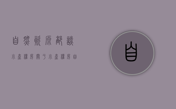 自然资源部谈小产权房（关于小产权房，自然资源部发话了）(自然资源部 小产权)