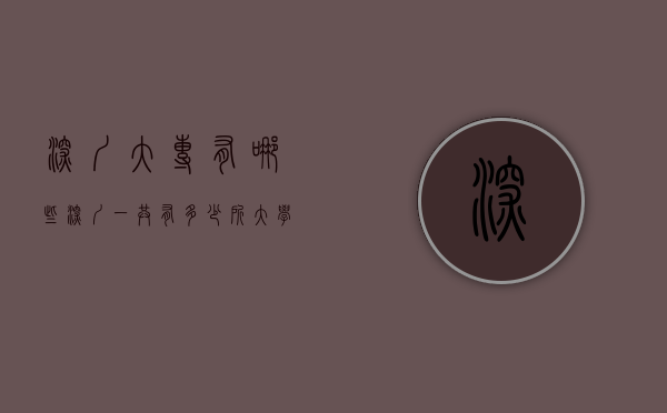 深圳大专有哪些（深圳一共有多少所大学（包括研究生院）？）(深圳有几间大专院校)