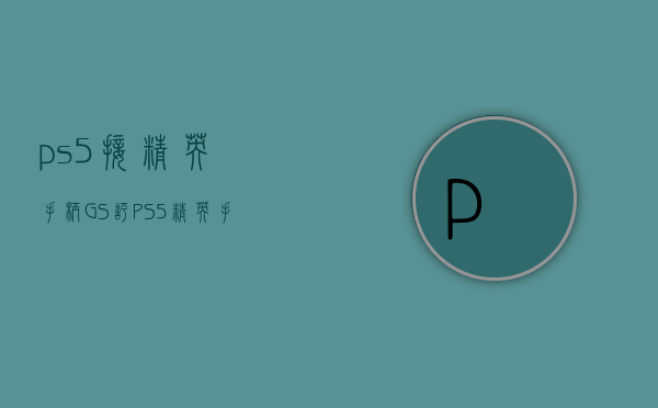 ps5接精英手柄（GS评PS5精英手柄：制作精良、可买可不买）(ps5能用精英手柄scuf)
