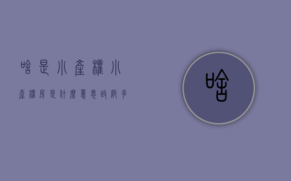 啥是小产权（小产权房是什么意思？政府多次叫停小产权房“转正”）(啥子叫小产权房)