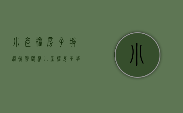 小产权房子拆迁补偿标准（小产权房子拆迁会赔偿吗）(小产权房拆迁时怎么补偿)