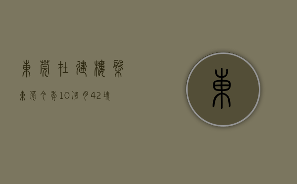 东莞在建楼盘（东莞今年10个月42块地，建成后大约是5万套房，肯定不够分的）