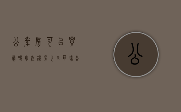 公产房可以买卖吗（小产权房可以买吗）(公产房和小产权房的区别)