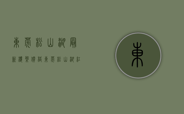 东莞松山湖最新楼盘价格（东莞松山湖红本房 意境松山湖 花园别墅区 精装洋房）