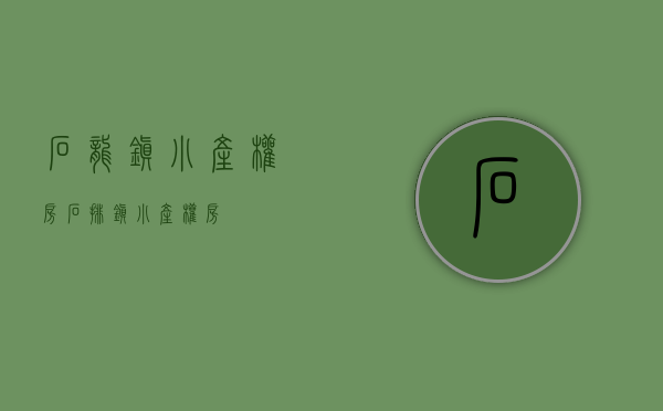 石龙镇小产权房(石排镇小产权房)