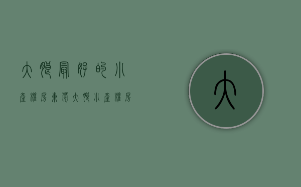 大朗最好的小产权房（东莞大朗小产权房【朗豪国际】宅基地永久产权-天燃气入户-可分期8年）
