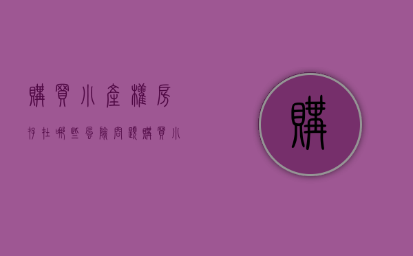 购买小产权房存在哪些风险问题（购买小产权房存在哪些风险？）(购买小产权房有哪些风险)