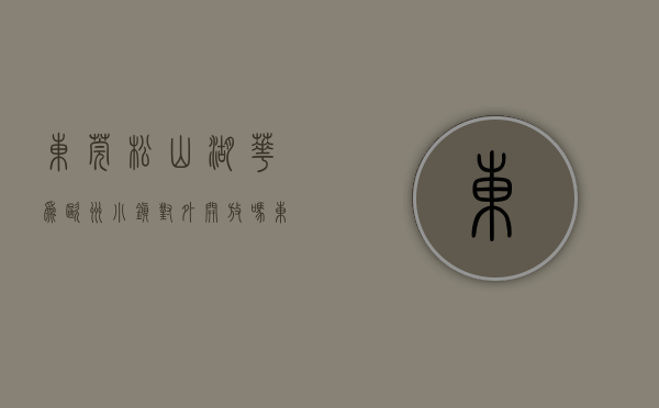 东莞松山湖华为欧洲小镇对外开放吗（东莞松山湖华为欧洲小镇旁小产权房【松湖锦城】均价5200元平,分期4年,两栋180户）