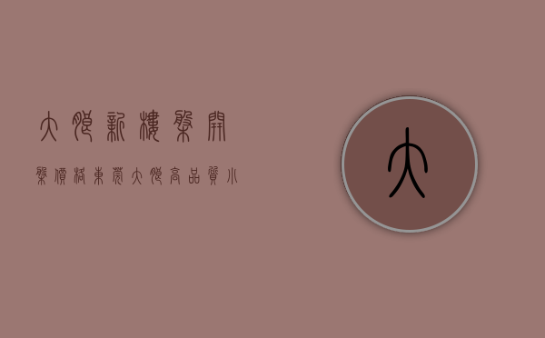 大朗新楼盘开盘价格（东莞大朗高品质小产权房《新朗时代城》新开盘优惠大！大型停车场，大朗地铁口统建楼！小产权房可以贷款吗？小产权房有没有风险？导航定位）