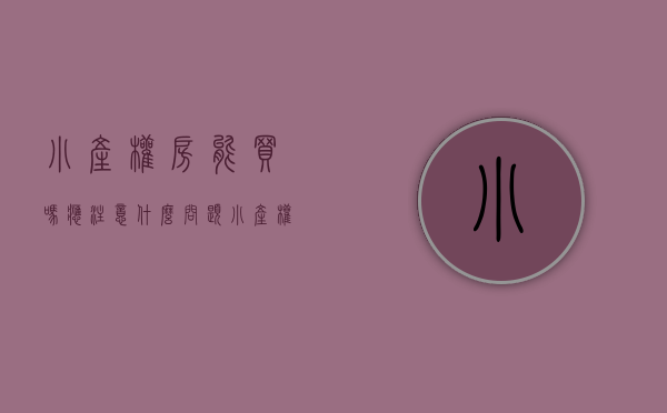 小产权房能买吗 应注意什么问题（小产权房能买吗）