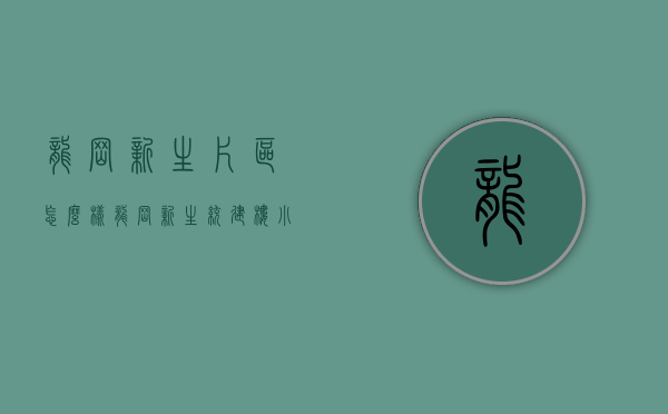 龙岗新生片区怎么样（龙岗新生统建楼小产权房《新生壹号》3栋花园小区）