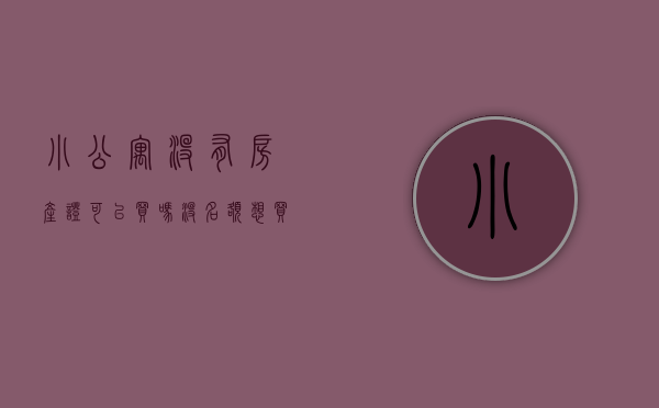 小公寓没有房产证可以买吗（没名额想买公寓&小产权？这些风险必须知道）(公寓没有房产证能买吗)