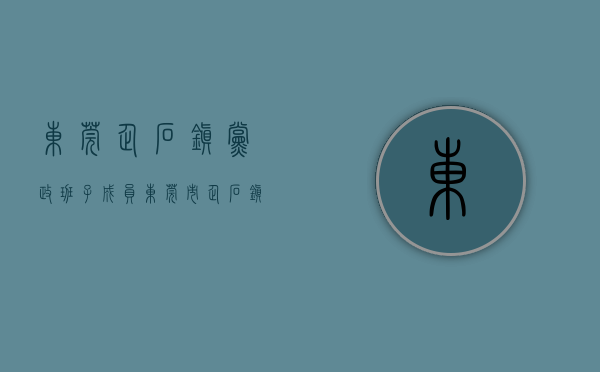东莞企石镇党政班子成员（东莞市企石镇常态化推进文明创建工作）(东莞市企石镇党委新领导班子)