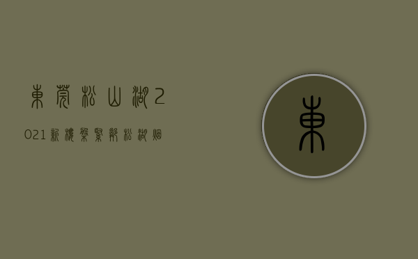 东莞松山湖2021新楼盘（紧邻松湖烟雨！东莞这个新楼盘要开盘了！）(东莞松山湖新楼盘价格)