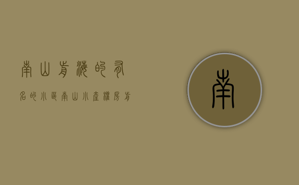 南山前海的有名的小区（南山小产权房【前海国际】全国首发！）(南山前海花园为什么便宜)