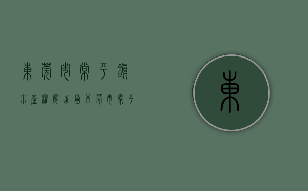 东莞市常平镇小产权房出售(东莞市常平镇小产权房出售最新消息)