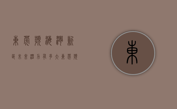 东莞滨海湾新区未来潜力有多大（东莞滨海湾新区又有大规划！这次是世界级的！）