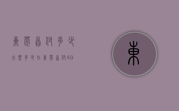 东莞首付多少大概多少（在东莞首付49万告别租房，而且还是大型花园小区）