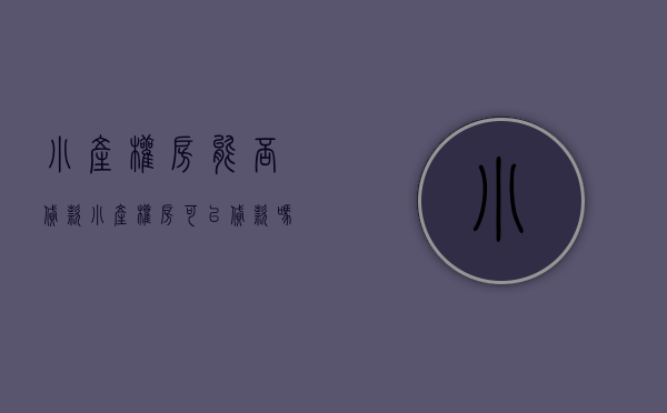 小产权房能否贷款（小产权房可以贷款吗？小产权的房贷款相关条件）(小产权房子可以贷款)