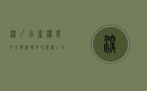 深圳小产权房可以转卖吗多少钱（深圳小产权房能转正吗）(2021深圳小产权房可以过户吗)