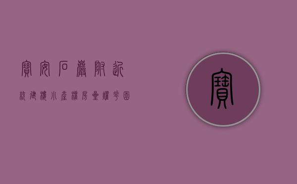 宝安石岩附近统建楼小产权房（星耀花园）原始户型 发绿本